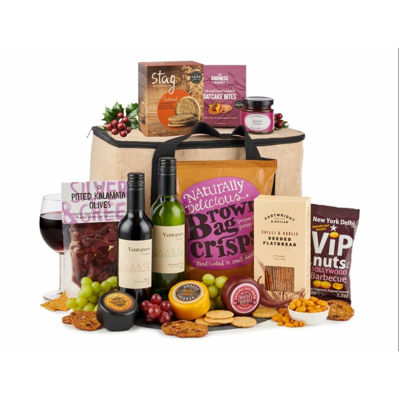 The Cheese, Wine and Nibbles Hamper