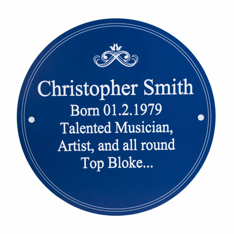 Personalised Heritage Plaque